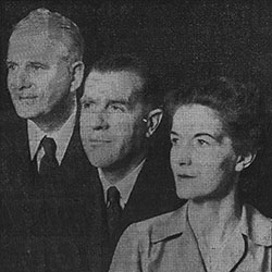 Harry Edwards with Mr. and Mrs. George Burton
