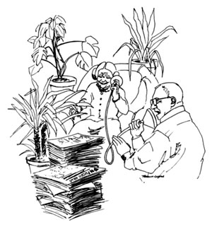 Cartoon by Terence Carter